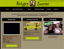 Tablet Screenshot of hungryrooster.ca